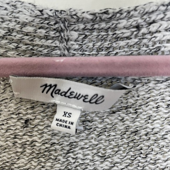 MADEWELL Postscript Cardigan Sweater Marled {LL29} - Picture 6 of 8